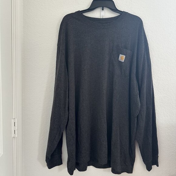 Carhartt Other - Carhartt Shirt Mens 2XL Loose Fit‎ L/S Pocket Workwear Utility TK0126 Fall 2022